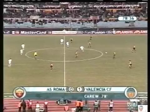 2003.02.18: AS Roma 0 - 1 Valencia CF (Resumen)