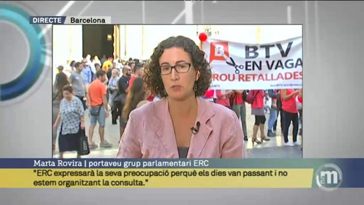 TV3 - Els Matins - Marta Rovira: "ERC expressarà la seva preocupació perquè els dies passen i no
