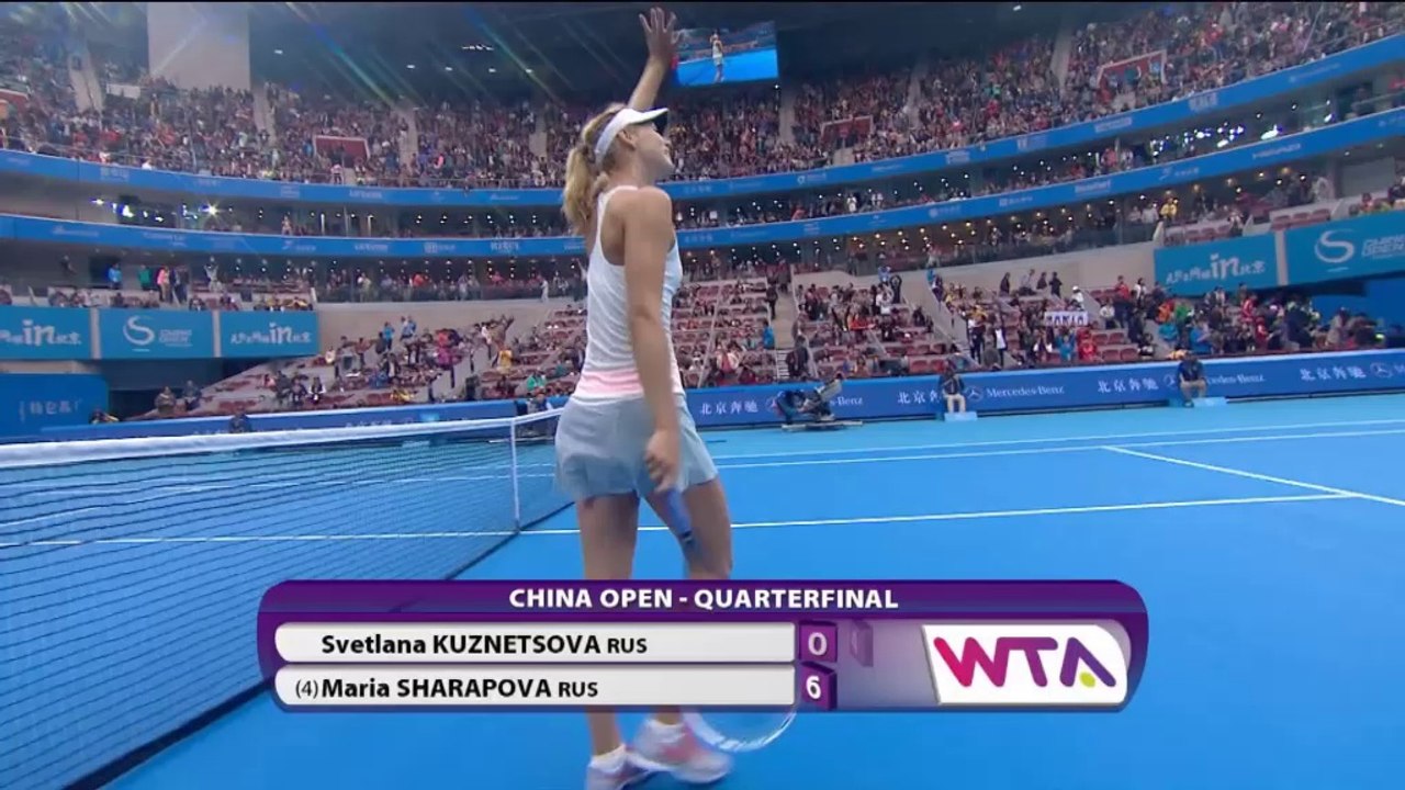 Peking: Sharapova-Express im Russinnen-Duell