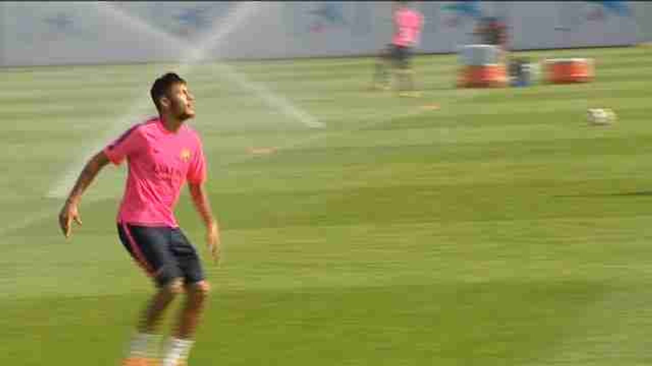 Neymar back to training and ready for Rayo Vallecano