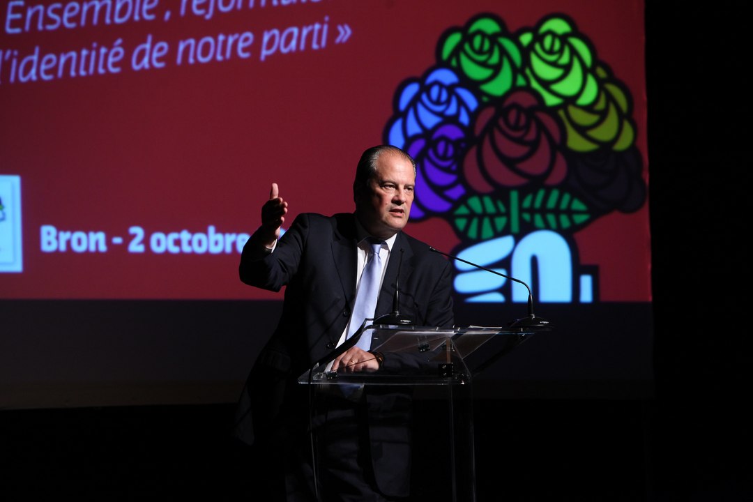 Lancement des Etats généraux des socialistes à Bron (Rhône) avec Jean-Christophe Cambadélis