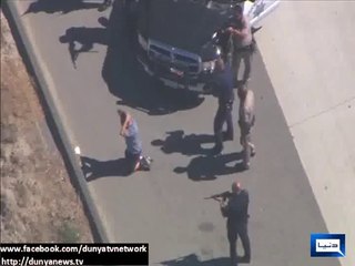 Dunya News - California police catches truck-driver after 90-minute chase