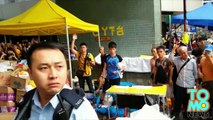 Bloody attack on pro-democracy protesters in Hong Kong.