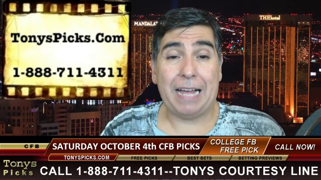 College Football Saturday Free Picks Betting Point Spread Odds Predictions 10-4-2014