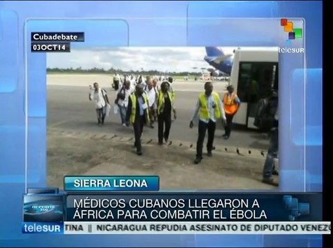 Llega a Sierra Leona brigada de médicos cubanos para combatir ébola