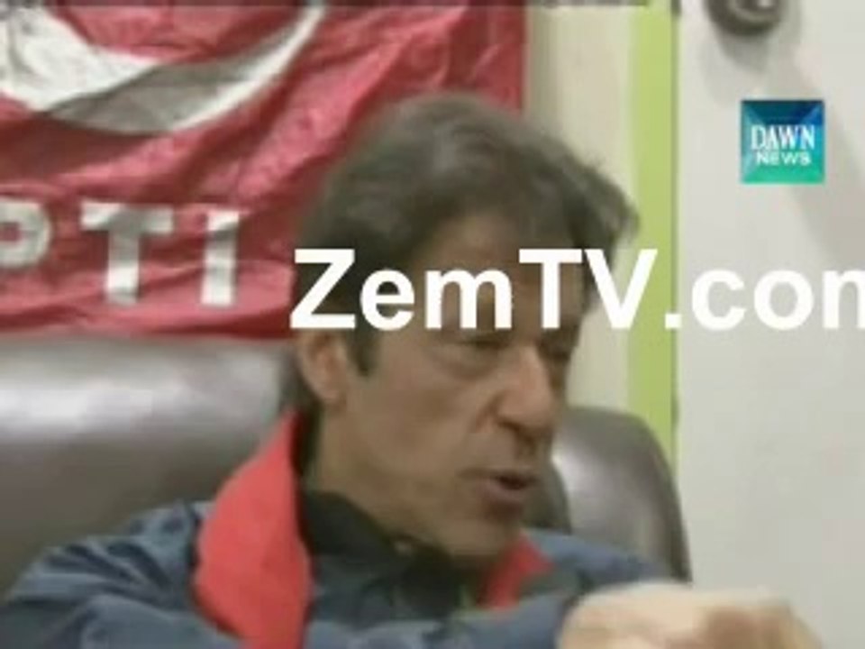 Daily Expense of PTI Sit-in is 9 Lakh Rupees :- Imran Khan