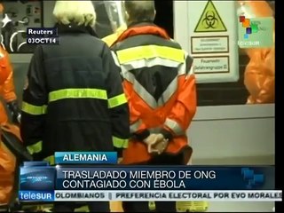 Trasladan a Alemania a miembro de ONG contagiado de ébola