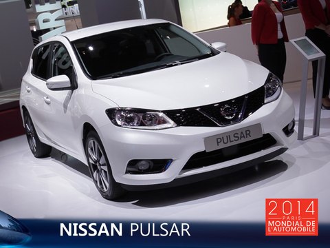 La Nissan Pulsar en direct du Mondial de l'Auto 2014