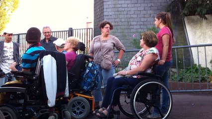 Action des paralysés de France à Caen