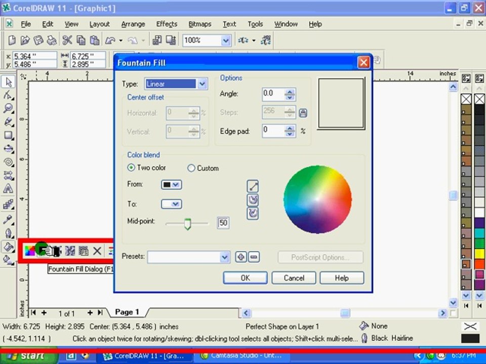 CorlDraw Tutorial: All Basic Shapes