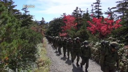 Dezesseis desaparecidos após erupção no Japão