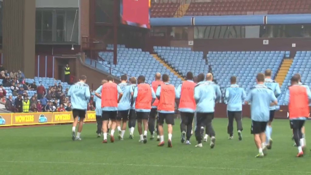 City prepare for Villa test