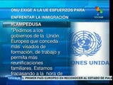 ONU exige a UE esfuerzos para enfrentar la inmigración