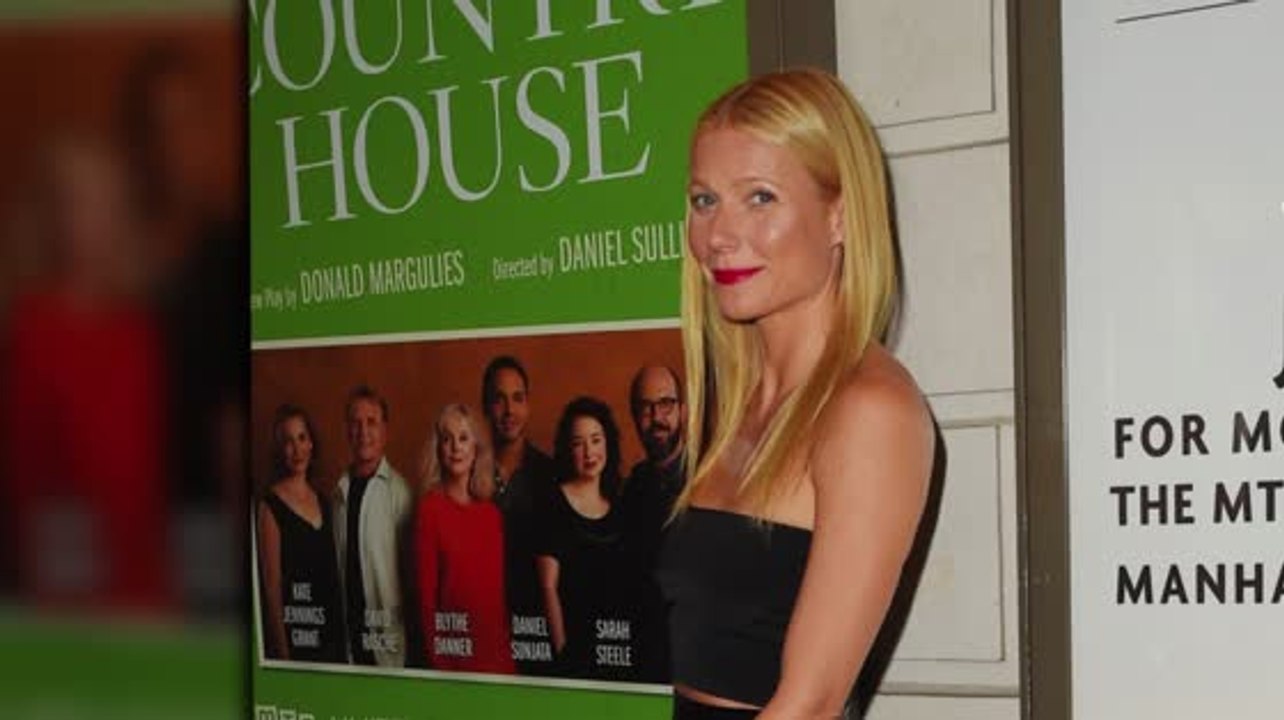 Gwyneth Paltrow genießt ihren Abend im Theater