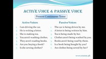 Present-Continuous-Passive-Voice