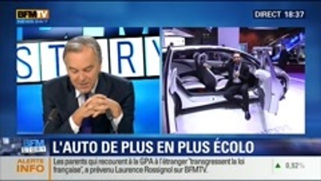 BFM Story: Mondial de l'automobile 2014: L'auto de plus en plus écolo - 03/10