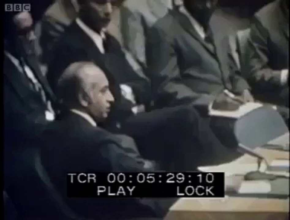 Most Daring Politician In The History Of Pakistan Zulfiqar Ali Bhutto's Famous U.N Boycott Speech