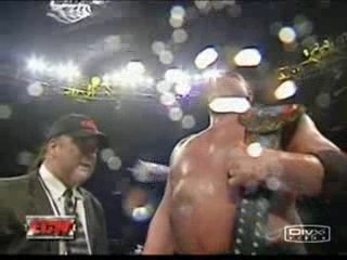 Pow right in the kisser