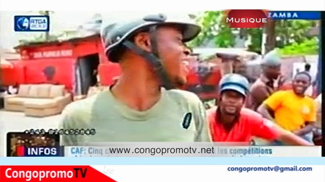 Les kinois se mobilisent pour accueillir les 2 trophée de Werrason dans zamba zamba de ce jeudi 01 OCT 2014