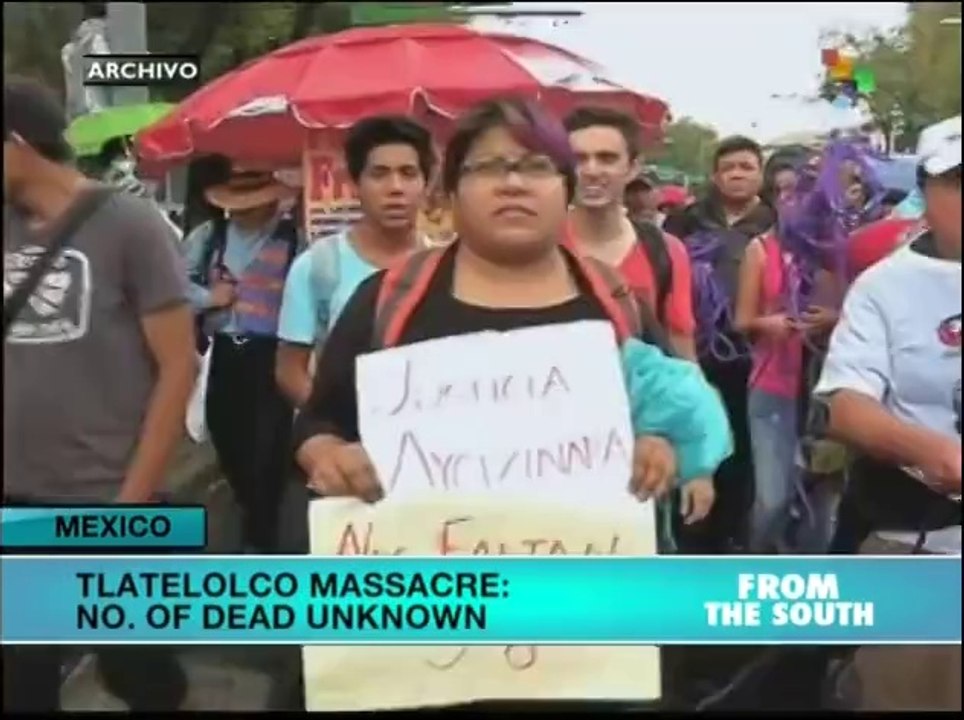 Mexicans commemorate 1968 Tlatelolco massacre