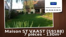 A vendre - maison - ST VAAST (59188) - 7 pièces - 130m²