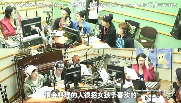 [CHN SUB]141002 kiss the radio Part2 DJ Heechul Guests BTOB