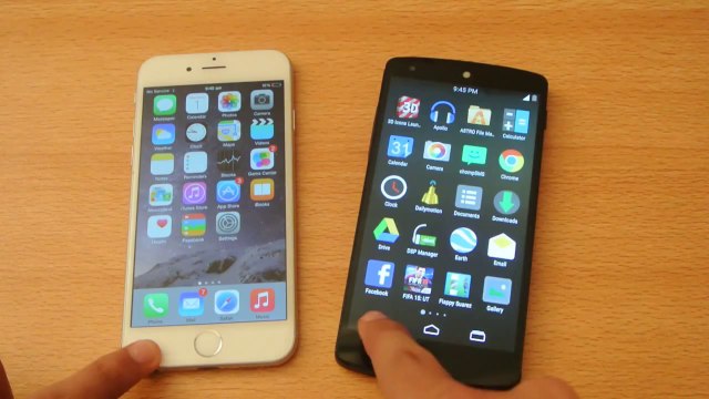 iPhone 6 iOS 8.0.2 vs Nexus 5 Android 4.4.4 - Which is Faster?