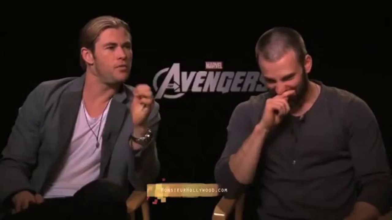 Chris Hemsworth, Chris Evans, Interview MonsieurHollywood.com