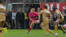 Oyonnax-Toulon: Essai Drew Mitchell (TLN) - J8 - Saison 2014/2015