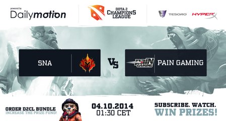 Pain Gaming vs SNA Game 3 - Dota 2 Champions League @TobiWanDOTA & Clairvoyance