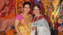 Kajol & Tanuja @ Sarbojanin Durga Pooja