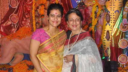 Download Video: Kajol & Tanuja @ Sarbojanin Durga Pooja