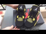 Authentic Air Jordan IV Retro Thunder Shoes Reviews #Kicks