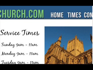 How to Design a Church Web Site