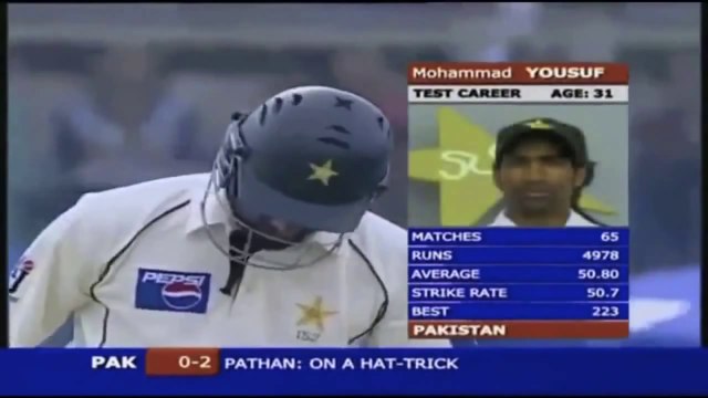 Irfan Pathan Swing bowling during the initial stages of his career