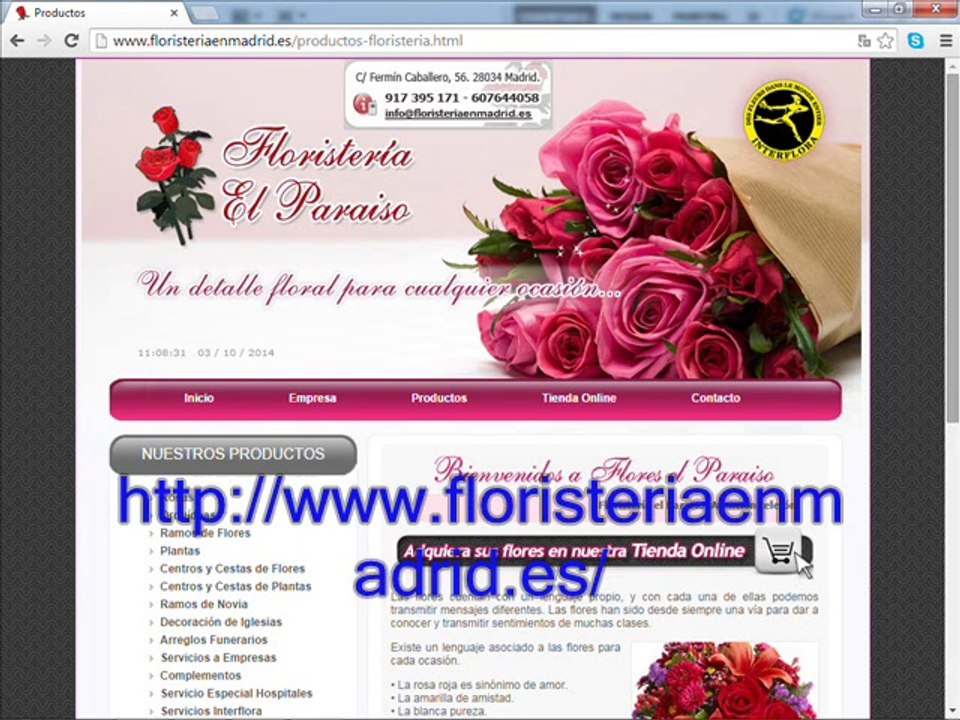 flores a domicilio