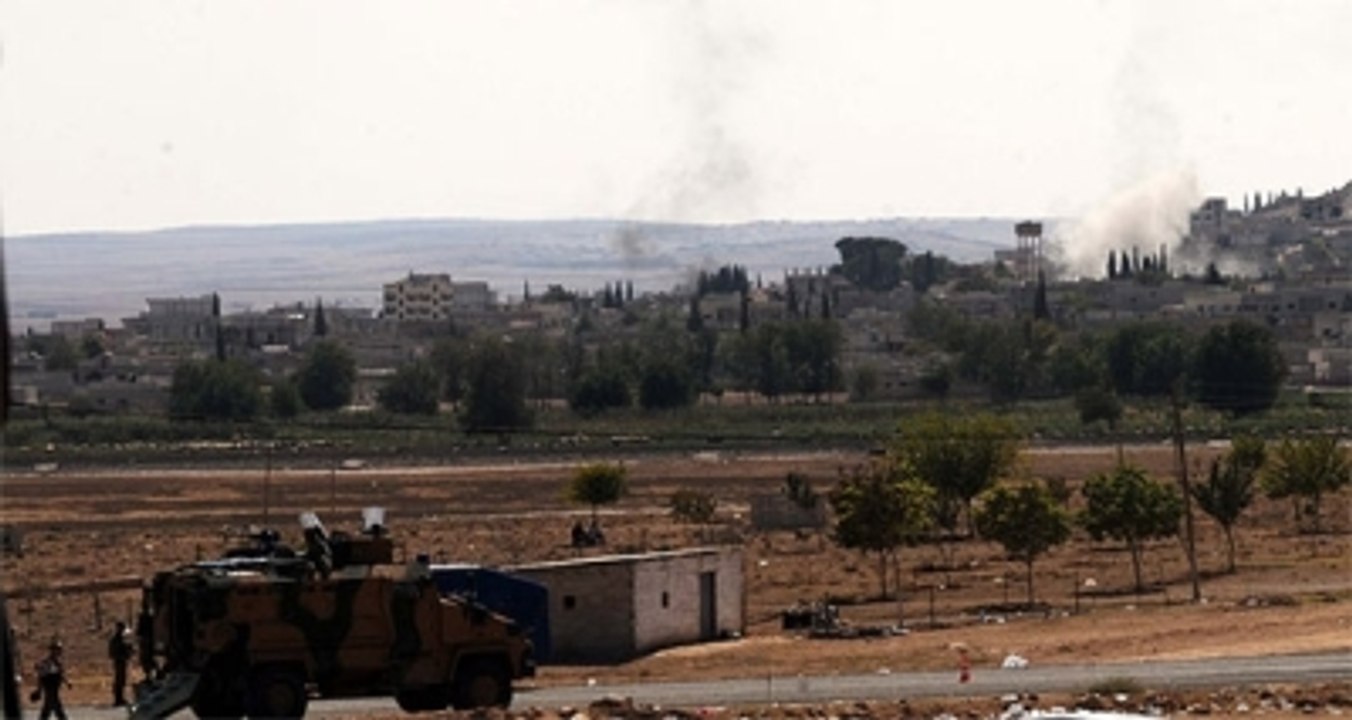 Kobani'de Işid Tankları Vuruldu