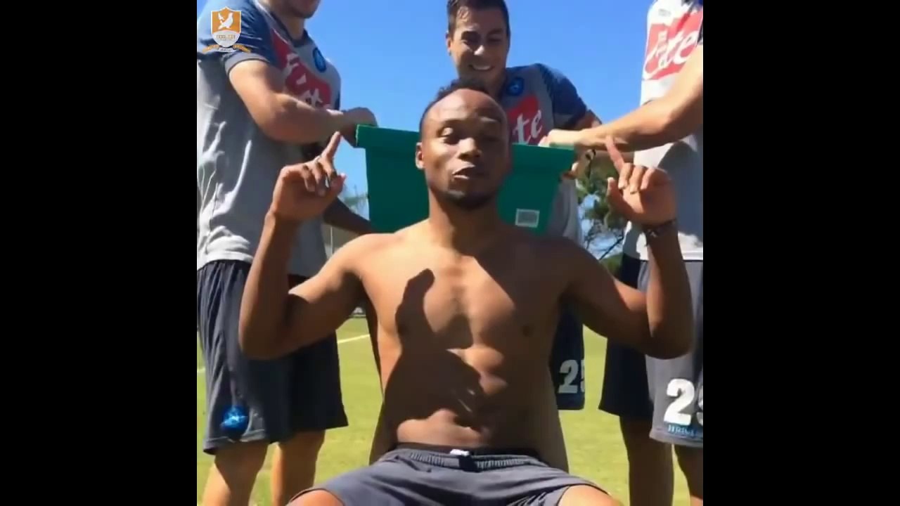 Football Player Compilation 'ALS Ice Bucket Challenge' [David, Luiz, Mario Gotze, Neymar Jr., etc]