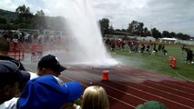 NY Jets ALS Ice Bucket Challenge with Fire Truck Hose