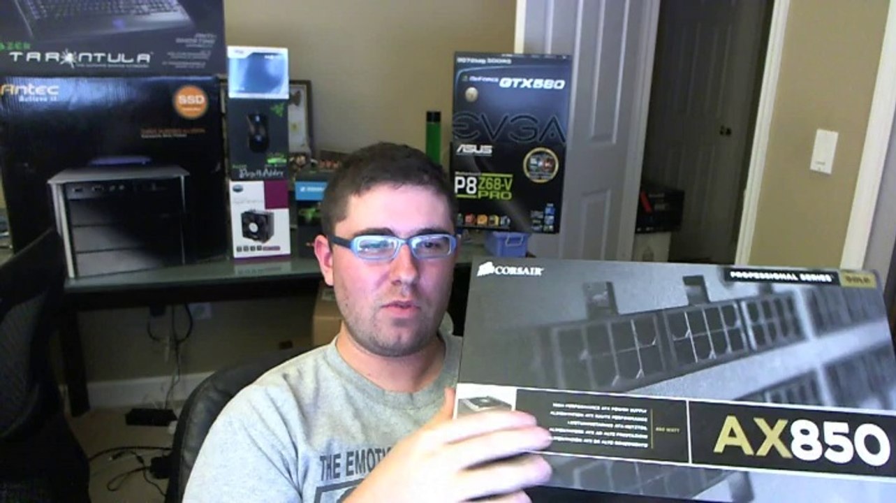 Corsair Professional Series  AX 850 Watt ATX EPS Modular 80 PLUS Gold Review