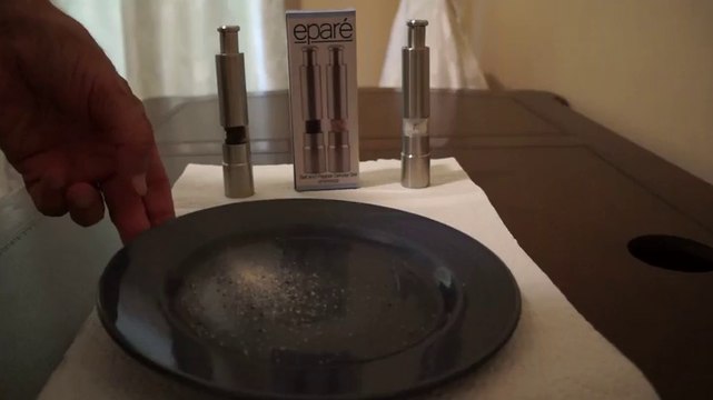 Eparé Salt and Pepper Grinder! Sleek, Modern Design!