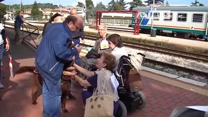 " IL TRENO E' UN DIRITTO", PROTESTA IN STAZIONE