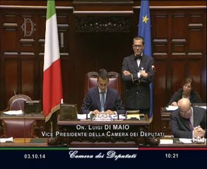 Roma - Camera - 17° Legislatura - 302° seduta (03.10.14)