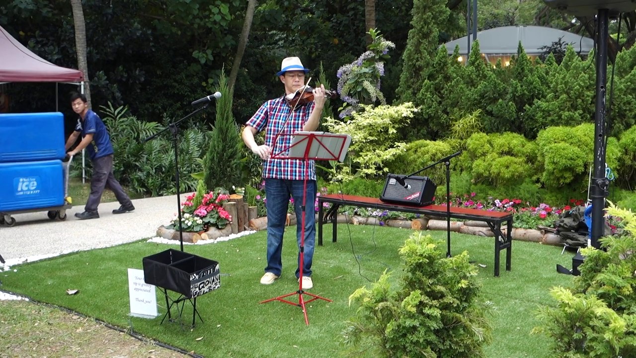 [Sony RX100 III] Dan the Violin Player @ Sentosa Buskers Festival 2014