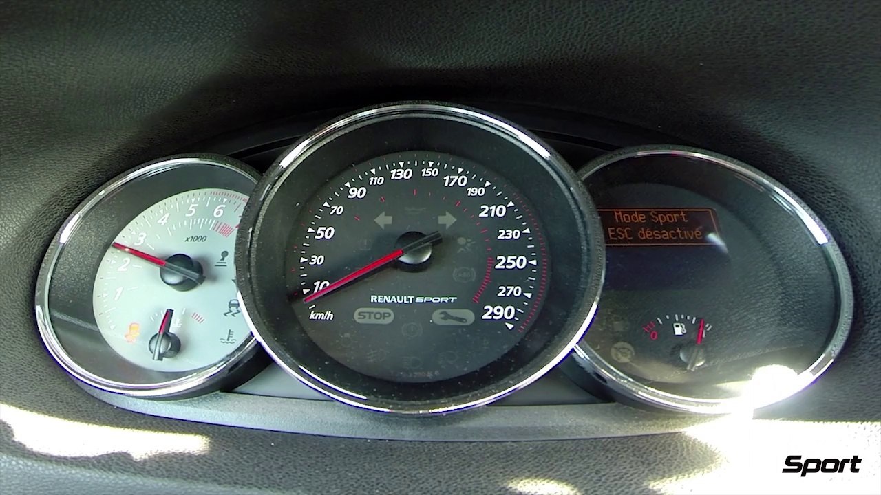 0 à 200 km/h : Renault Mégane R.S. Trophy-R