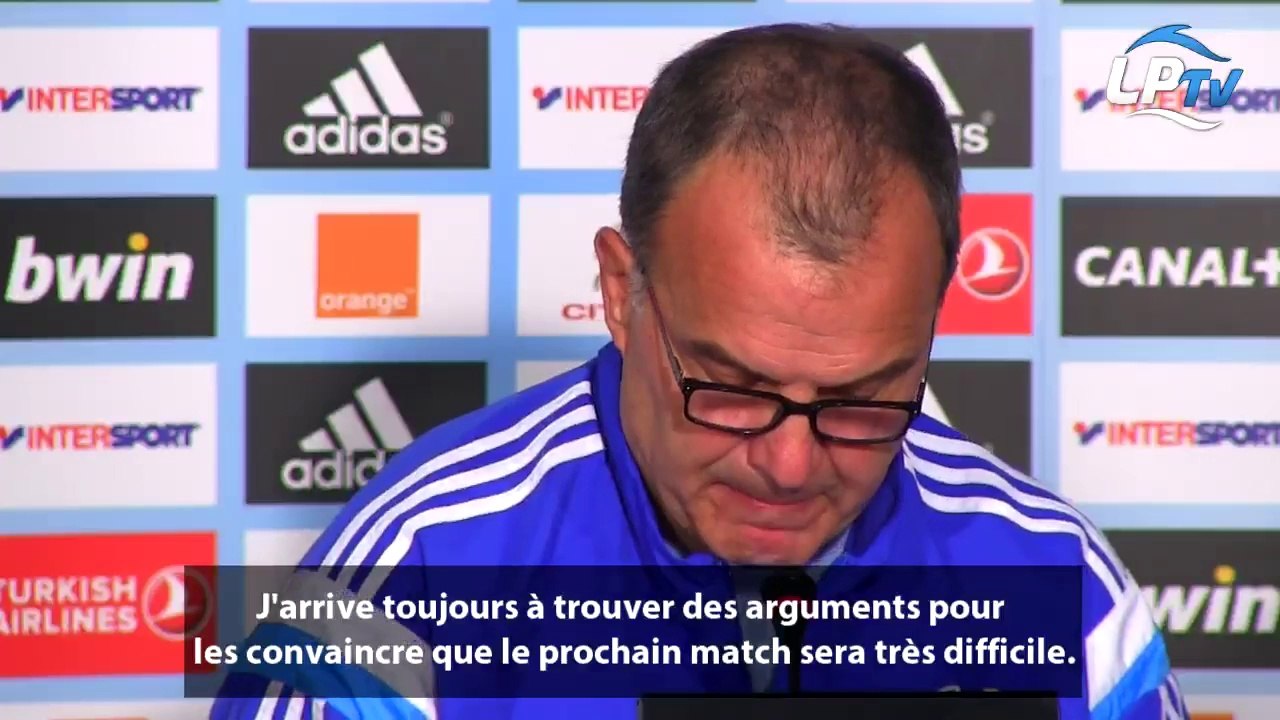 Bielsa et Lemina avant Caen-OM