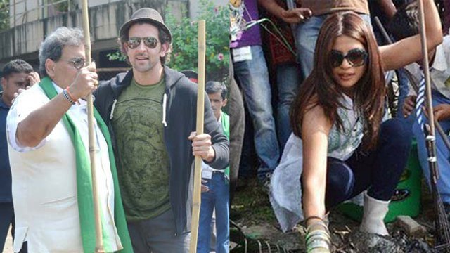 Bollywood Supports Narendra Modi's Swachh Bharat Campaign