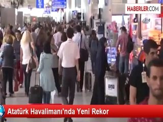 Atatürk Havalimanı'nda Yeni Rekor