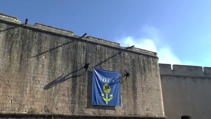 L'Aquila - spettacolare esercitazione dei Nocs della Polizia di Stato