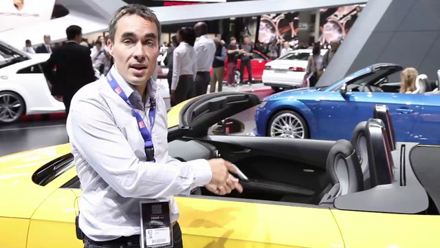 Présentation vidéo Audi TTS au Mondial de l'Automobile 2014 - L'argus